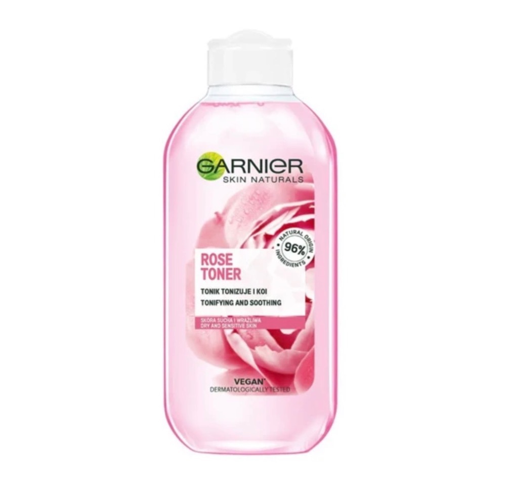 تونر گل رز گارنیر مدل Rosa مناسب پوست خشک و حساس