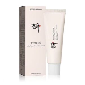 ضدافتاب کرمی بیوتی آف جوسان SPF50 بی رنگ مناسب انواع پوست