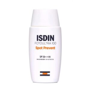 ضدآفتاب ایزدین اسپات پریونت فیوژن فلویید SPF50 مناسب انواع پوست حجم ۵۰ میل