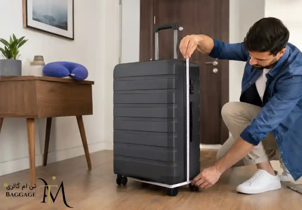 ابعاد چمدان سایز متوسط